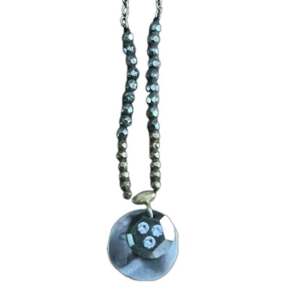 Retired Silpada Earn Your Stripes Necklace - Picture 1 of 5